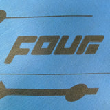 FOUR S3-MultiBase 500*370*8.0mm - Logotipo "FOUR" ant mėlyno paviršiaus
