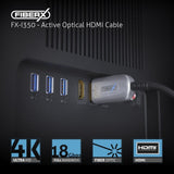 FX-I350-010 FiberX serijos - HDMI 4K pluošto ilgintuvas, 10m