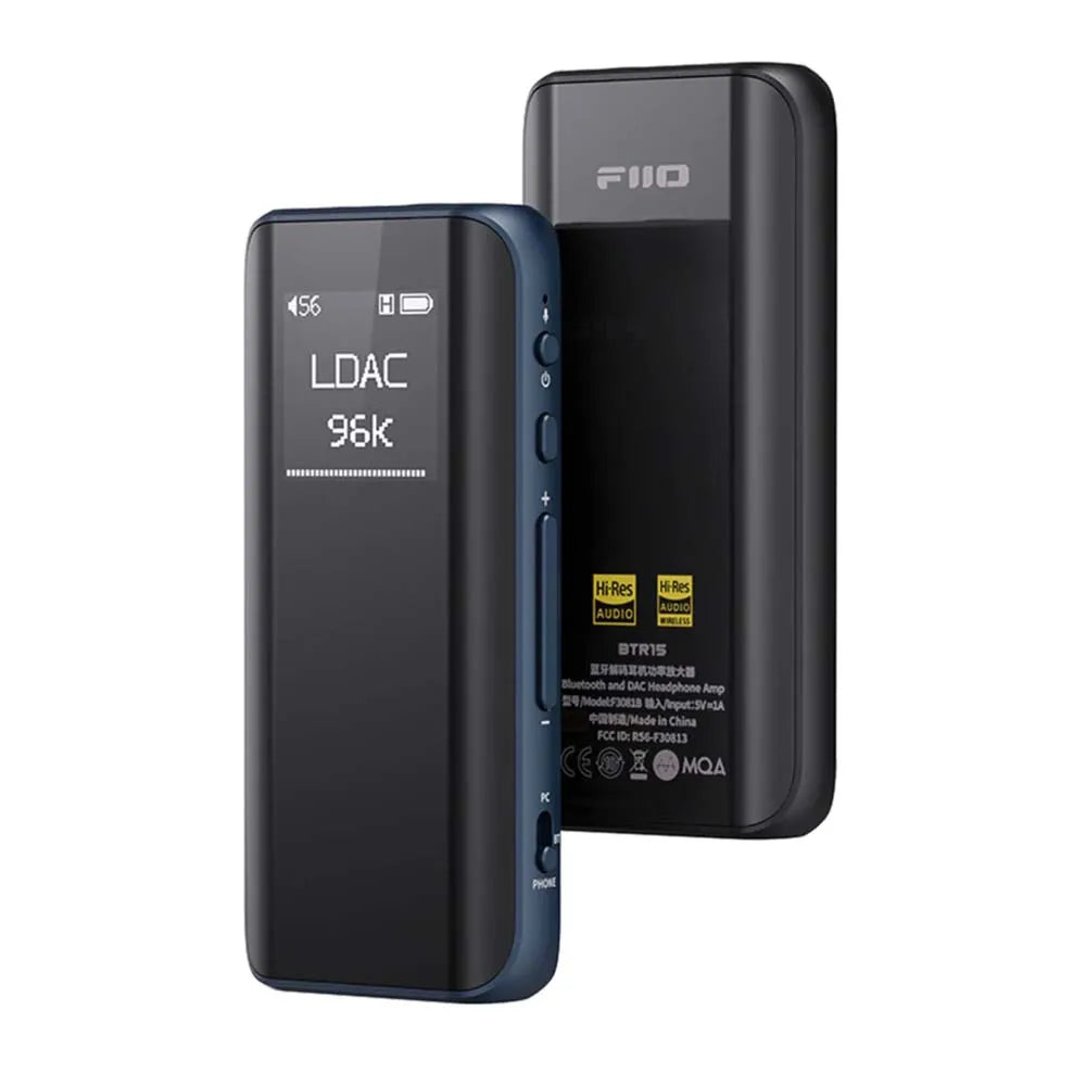 FiiO BTR15, ausinių stiprintuvas su DAC (įvairių spalvų)