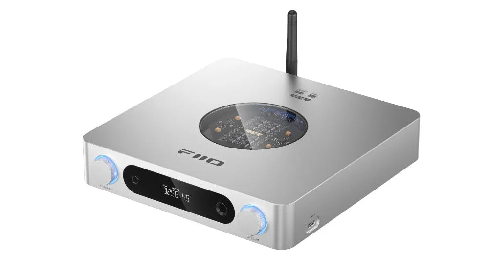 FiiO K13 R2R, ausinių stiprintuvas su DAC - permatomas dangtis su vidine plokšte