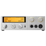 FiiO K17, ausinių stiprintuvas su DAC - Priekinė panelė su ekrano ir valdymo elementais