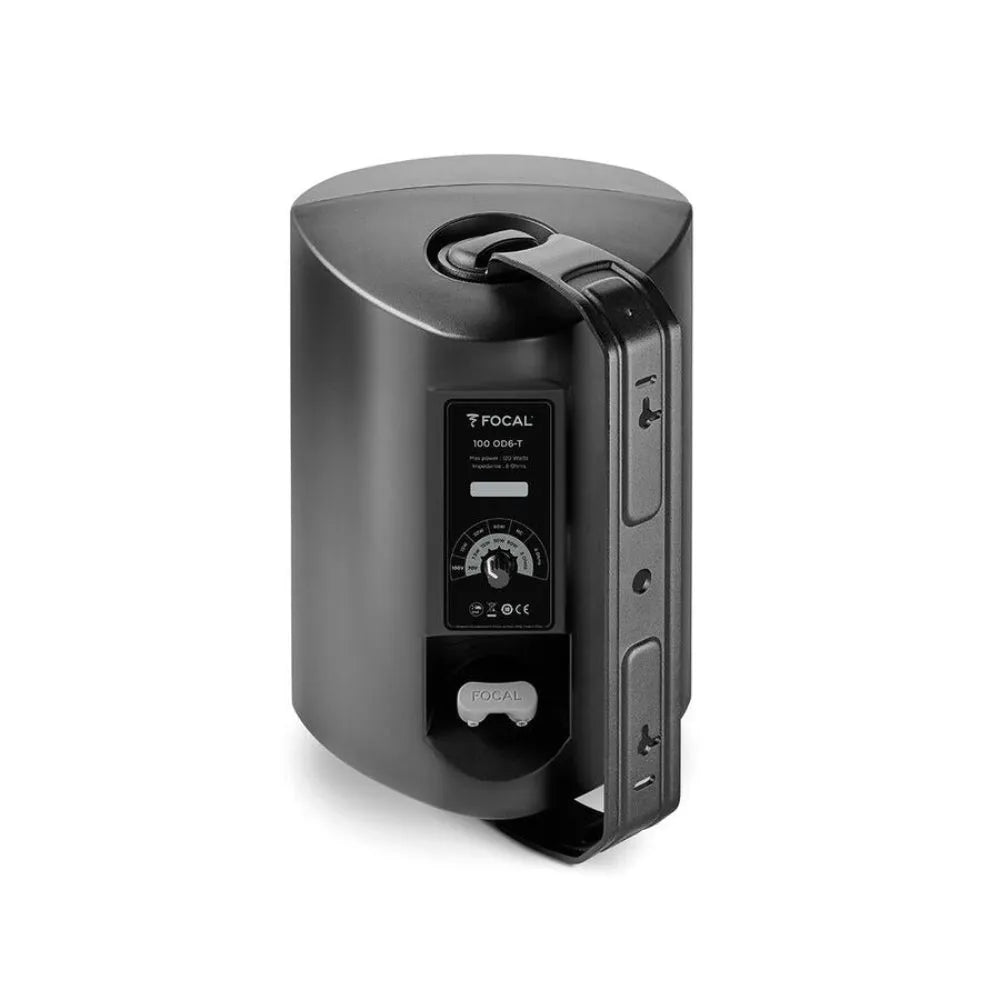 Focal 100 OD6-T, lauko garso kolonėlė - Galinė panelė su jungtimis ir nustatymais