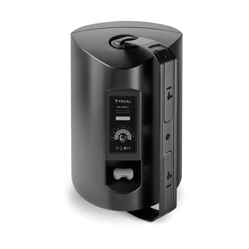 Focal 100 OD8-T, lauko garso kolonėlė - Galinė panelė su jungtimis ir rankena