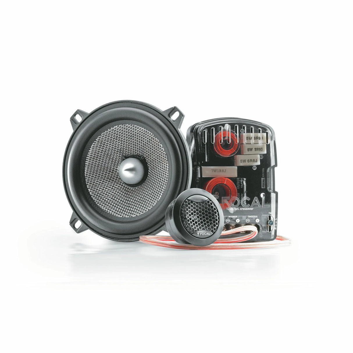 Focal 130 AS, komponentiniai garsiakalbiai 100W (ACCESS) - garsiakalbių komponentų ir kryžminimo filtras