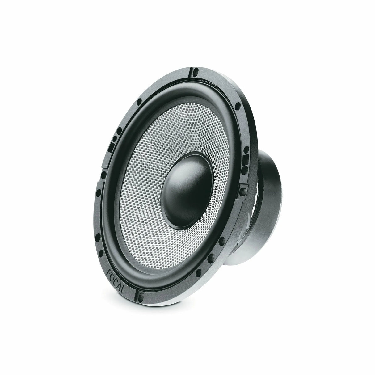 Focal 165 AS3, 3-jų juostų komponentiniai garsiakalbiai (ACCESS) - Garsiakalbio šoninis profilis su logotipu