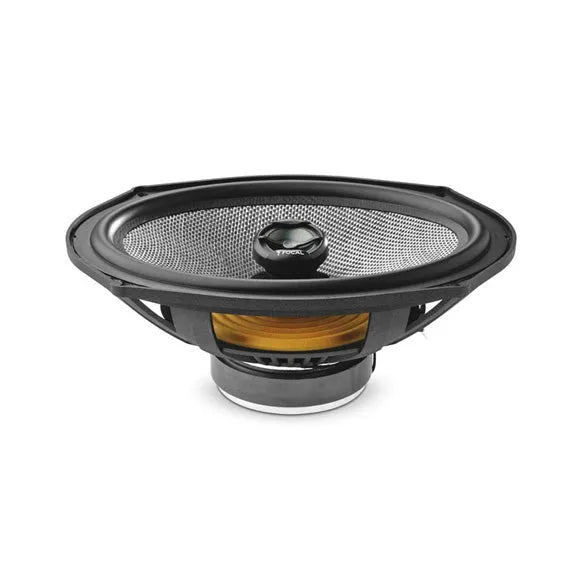 Focal 690 AC, koaksialiniai garsiakalbiai 150W (ACCESS) - Garsiakalbio vidinė struktūra ir geltonas kūgis