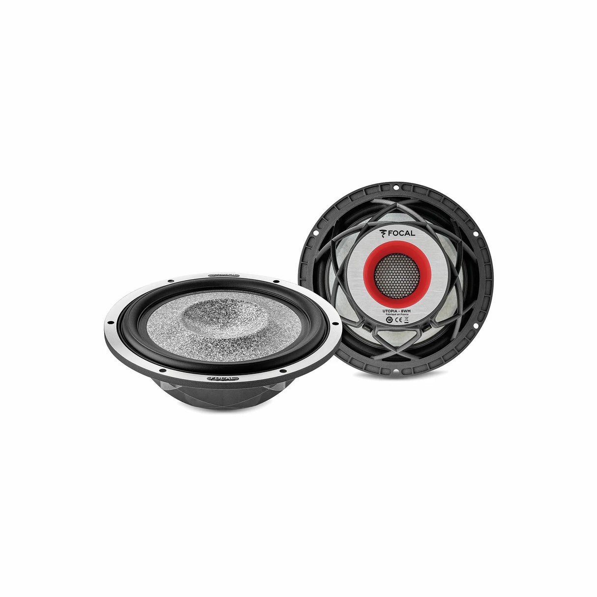 Focal 8 WM, žemų dažnių garsiakalbis 200W (UTOPIA M) - garsiakalbio galinė dalis su detalėmis