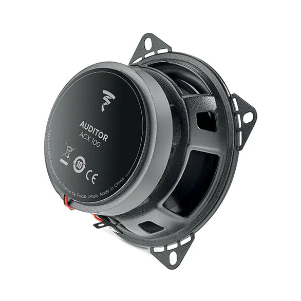 Focal ACX 100, Koaksialiniai garsiakalbiai 60W (AUDITOR) - Garsiakalbio galinė dalis su žymomis