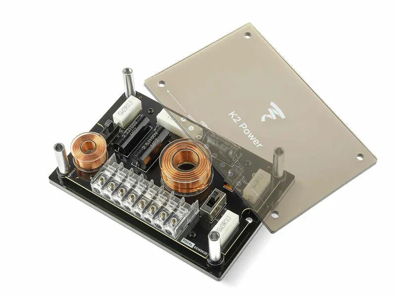 Focal ES 165 K2E, komponentiniai garsiakalbiai 200W (K2 POWER) - vidinis komponentų vaizdas su dangteliu