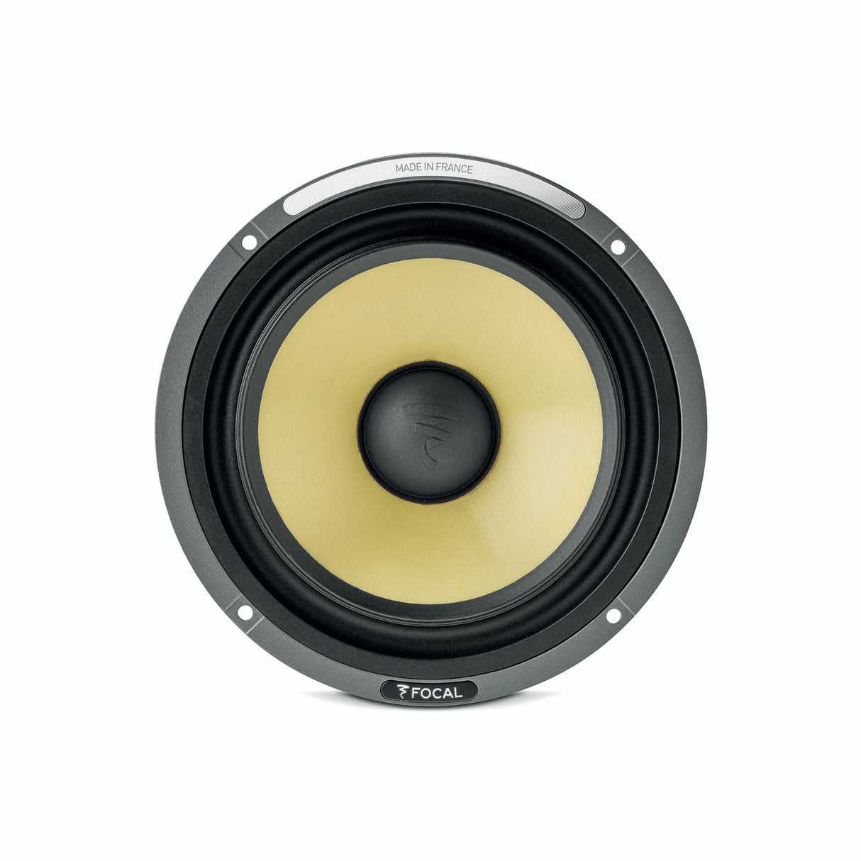Focal HDK 165 - 2014 UP, komponentiniai garsiakalbiai motociklui - Garsiakalbio priekinė dalis su logotipu