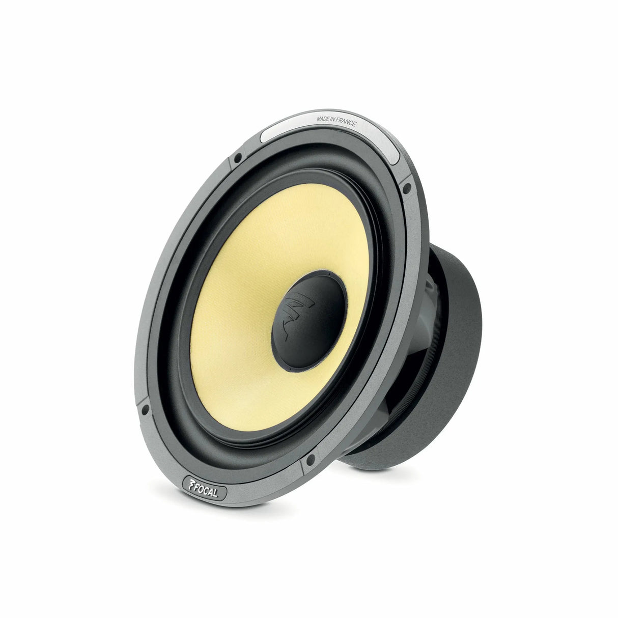 Focal HDK 165 - 2014 UP, komponentiniai garsiakalbiai motociklui - Garsiakalbio šoninis vaizdas su užrašu