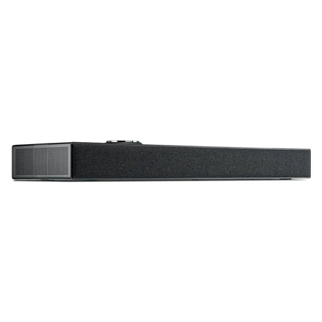 Focal Mu-so Hekla, viskas viename Dolby Atmos namų kino sistema, 660 W - Šoninis vaizdas su grotelėmis ir valdymo elementais