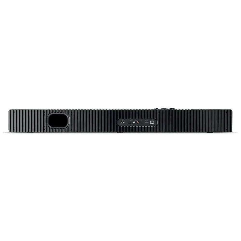 Focal Mu-so Hekla, viskas viename Dolby Atmos namų kino sistema, 660 W - Galinė panelė su jungtimis ir mygtukais
