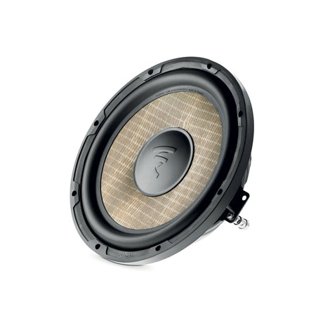Focal P 25 FSE, žemų dažnių garsiakalbis 560W (FLAX EVO) - Garsiakalbio kūgio medžiaga ir logotipas centre