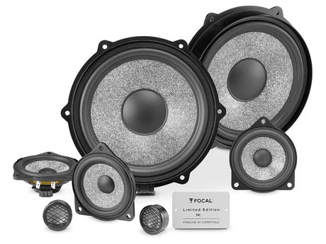 Focal P60 LIMITED EDITION, 3 juostų komponentiniai garsiakalbiai skirti Porsche 911