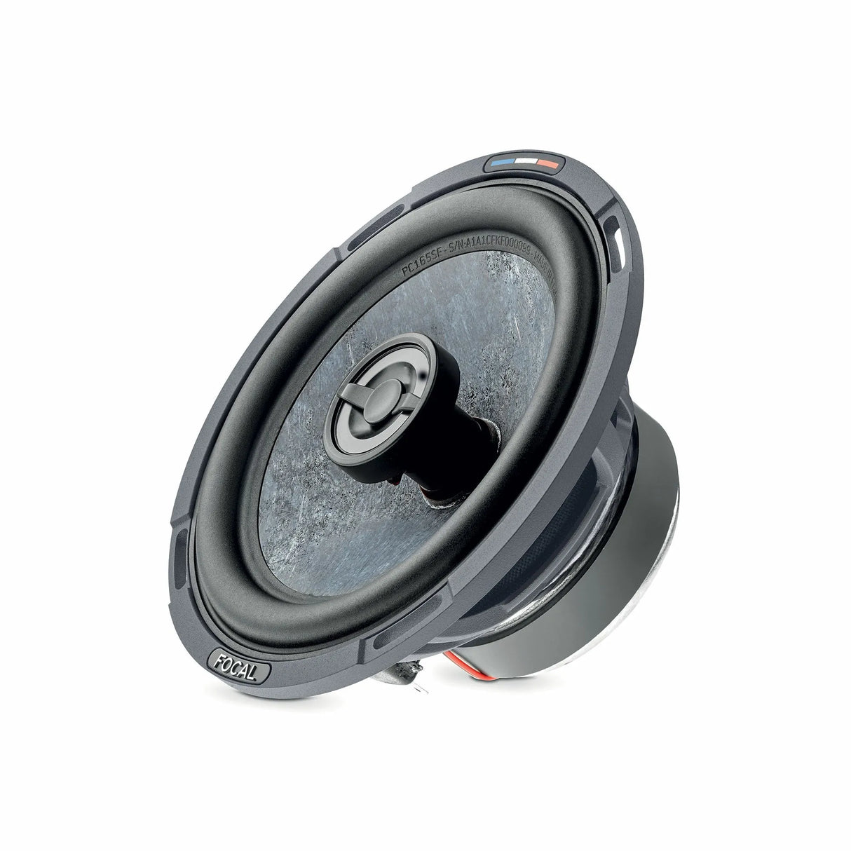 Focal PC 165 SF, koaksialiniai garsiakalbiai 160W (SLATEFIBER) - Garsiakalbio kūgis su tekstūra