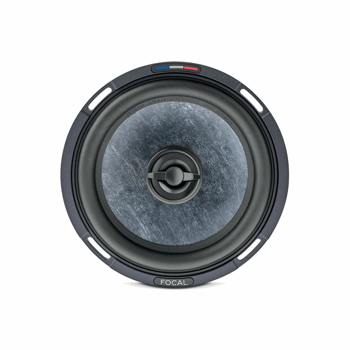 Focal PC 165 SF, koaksialiniai garsiakalbiai 160W (SLATEFIBER) - Prancūzijos vėliavos spalvos ir logotipas