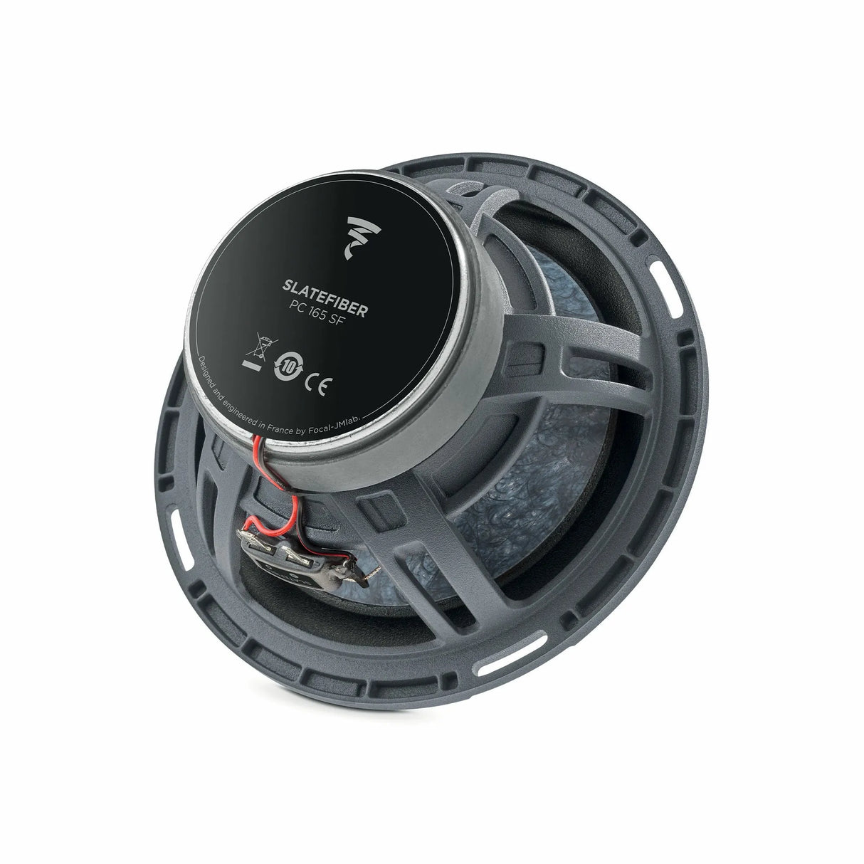 Focal PC 165 SF, koaksialiniai garsiakalbiai 160W (SLATEFIBER) - Garsiakalbio galinė dalis su laidais