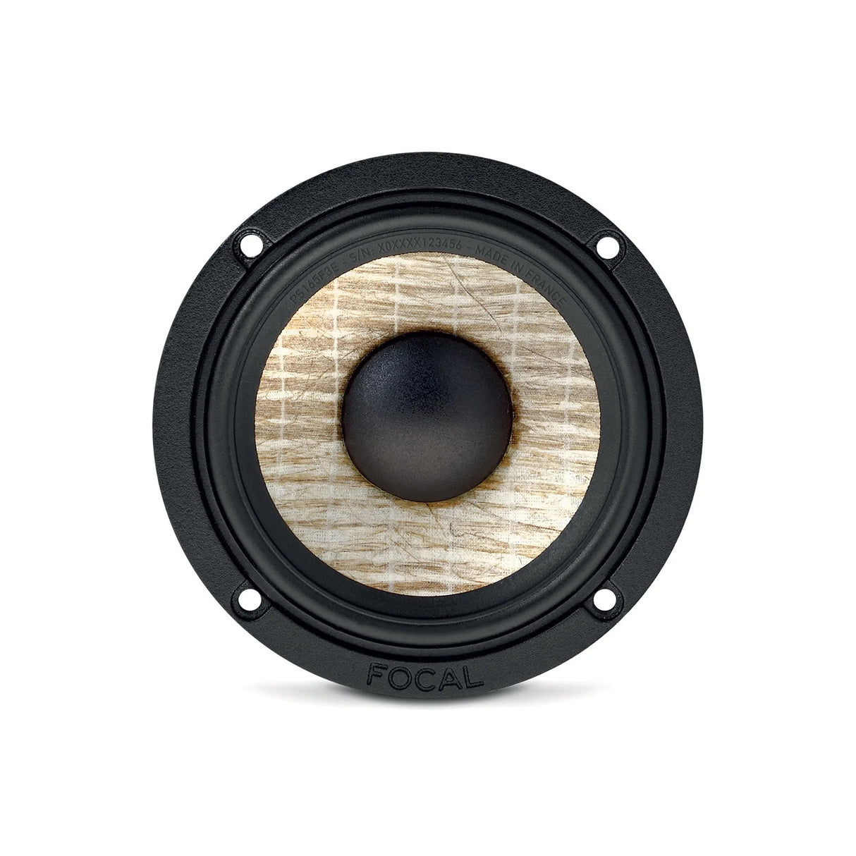 Focal PS 165 F3E, 3-jų juostų komponentiniai garsiakalbiai (FLAX EVO) - Medžiaga su medžio raštais ir juodas kupolas