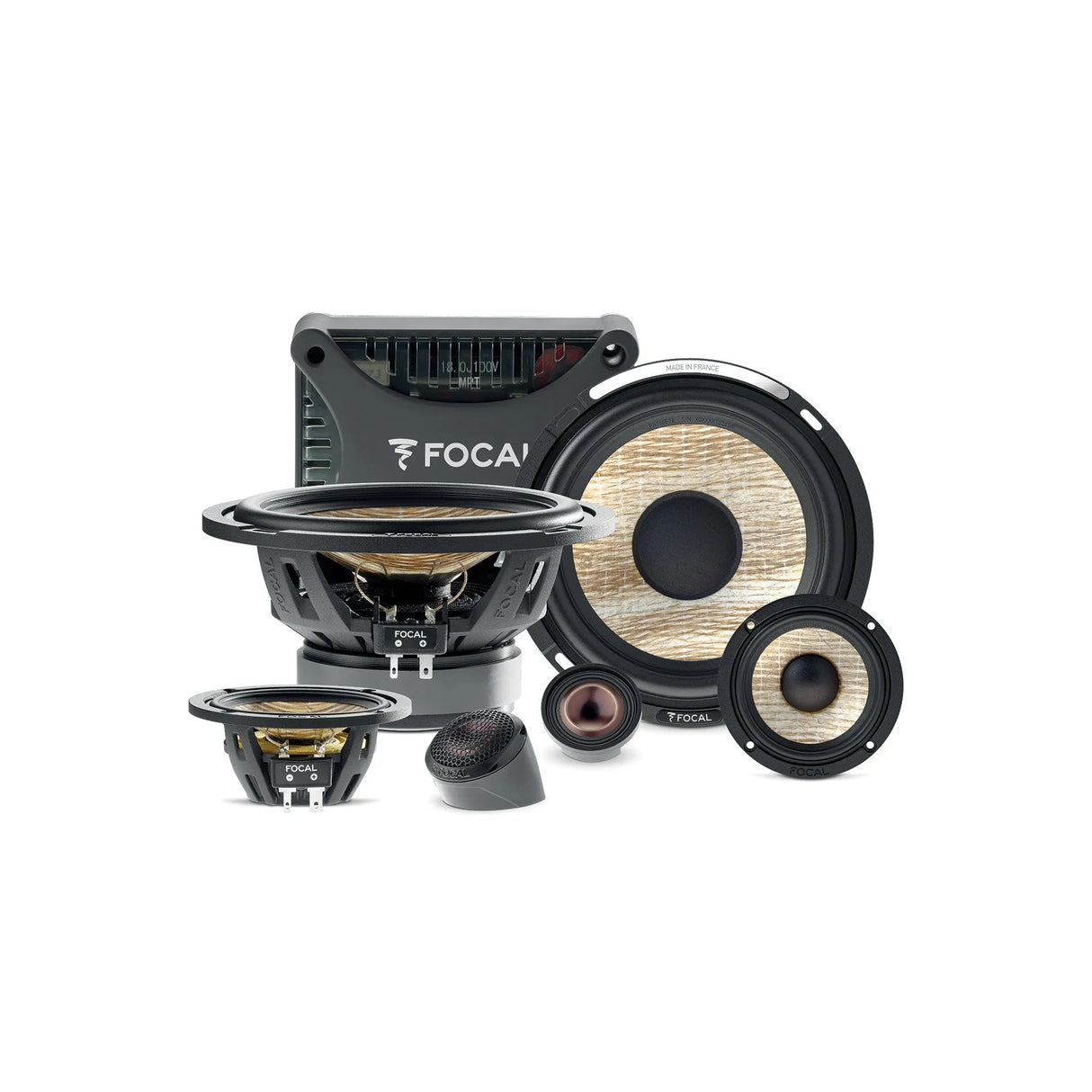 Focal PS 165 F3E, 3-jų juostų komponentiniai garsiakalbiai (FLAX EVO)