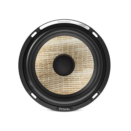 Focal PS 165 FE, komponentiniai garsiakalbiai 140W (FLAX EVO) - Lininis kūgis su tinkleliu ir užrašas "Made in France