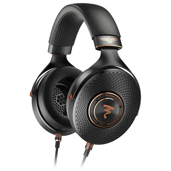 Focal RADIANCE BENTLEY, audiofilinės Over-Ear tipo ausinės - šoninis vaizdas su vidine puse