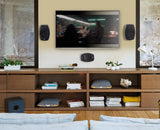 Focal SIB EVO 5.1.2 Dolby Atmos, Namų kino sistema - Atmos garsiakalbiai ant sienos virš televizoriaus