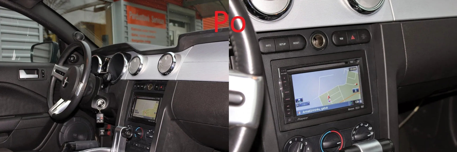 Ford Mustang garso aparatūra