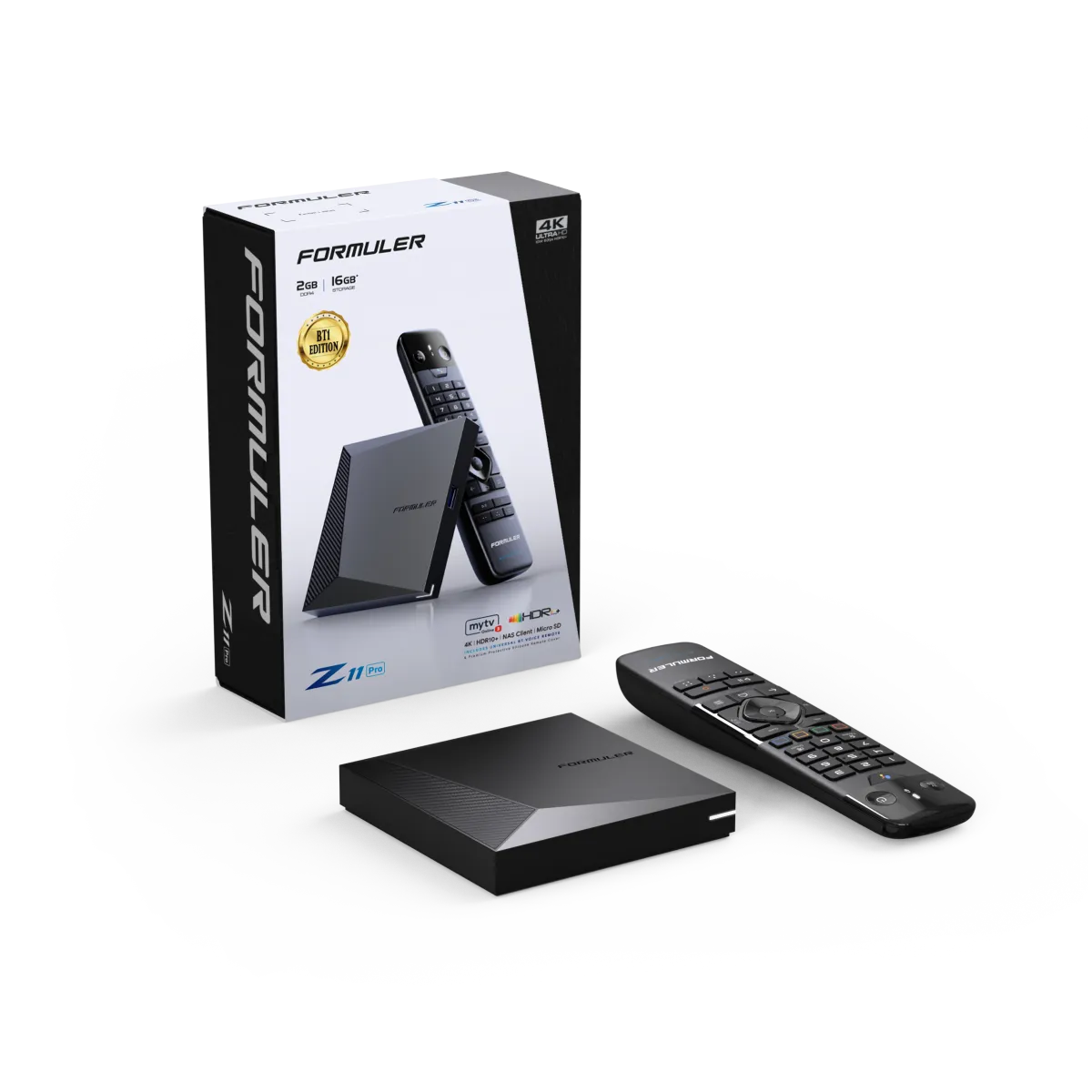 Formuler Z11 Pro BT1 EDITION, 4K Android OTT media grotuvas MOL3 su BT NV pultu