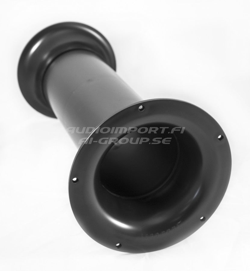 Frovena Aeroport 4″ BLACK - Šoninis vaizdas su išsiplėtimu ir tvirtinimo skylutėmis