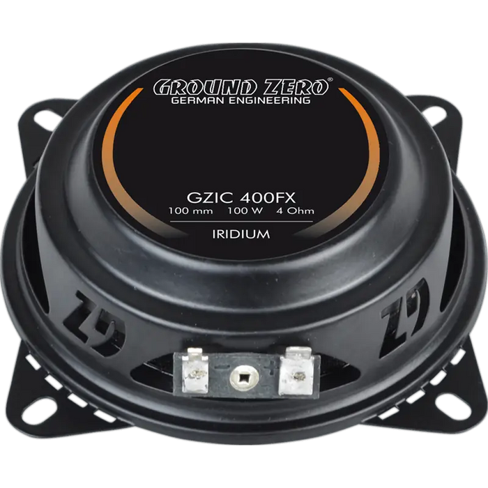 Ground-Zero GZIC 400FX, automibilinė komponentinių garsiakalbių sistema (montavimo gylis tik 30 mm)- galas