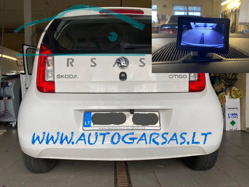 Galinio vaizdo kamerų montavimas