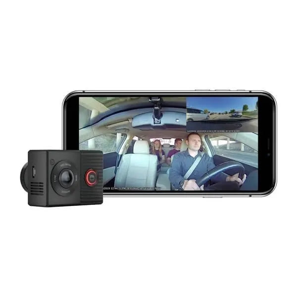 Garmin Dash Cam Tandem, vaizdo registratorius - Dvigubo vaizdo įrašymo funkcija ekrane
