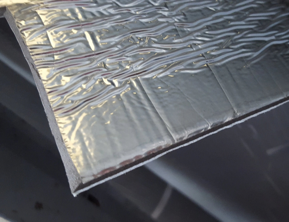 Garsą sugerianti medžiaga DUCT 6AL iš pūstos gumos su Folija, 6mm