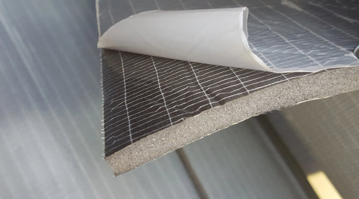 Garsą sugerianti medžiaga DUCT 6AL iš pūstos gumos su Folija, 6mm