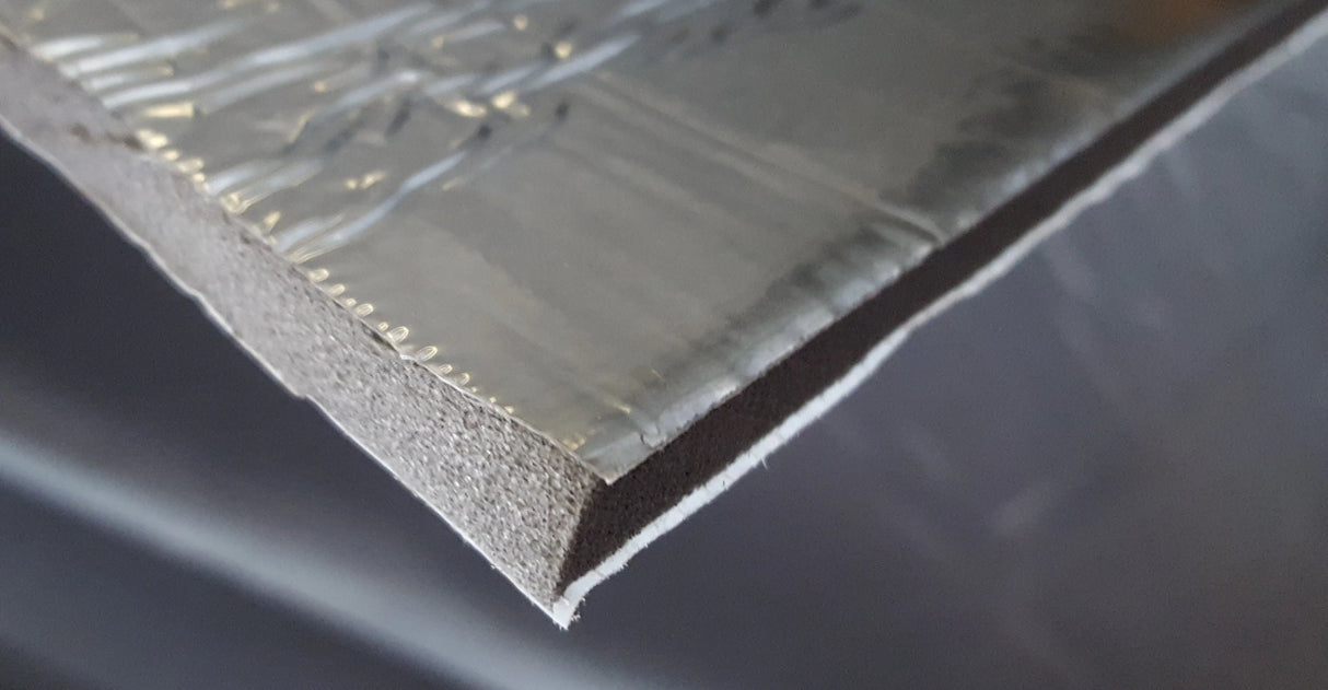 Garsą sugerianti medžiaga DUCT 6AL iš pūstos gumos su Folija, 6mm