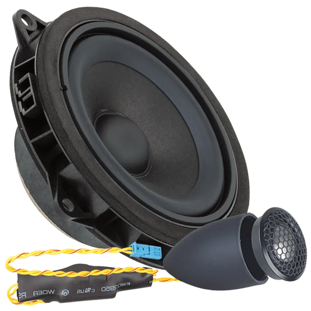 Garsiakalbiai Ground Zero GZCS 100MINI, 10 cm, komponentai, 100W, 2-jų