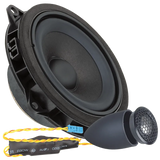 Garsiakalbiai Ground Zero GZCS 100MINI, 10 cm, komponentai, 100W, 2-jų