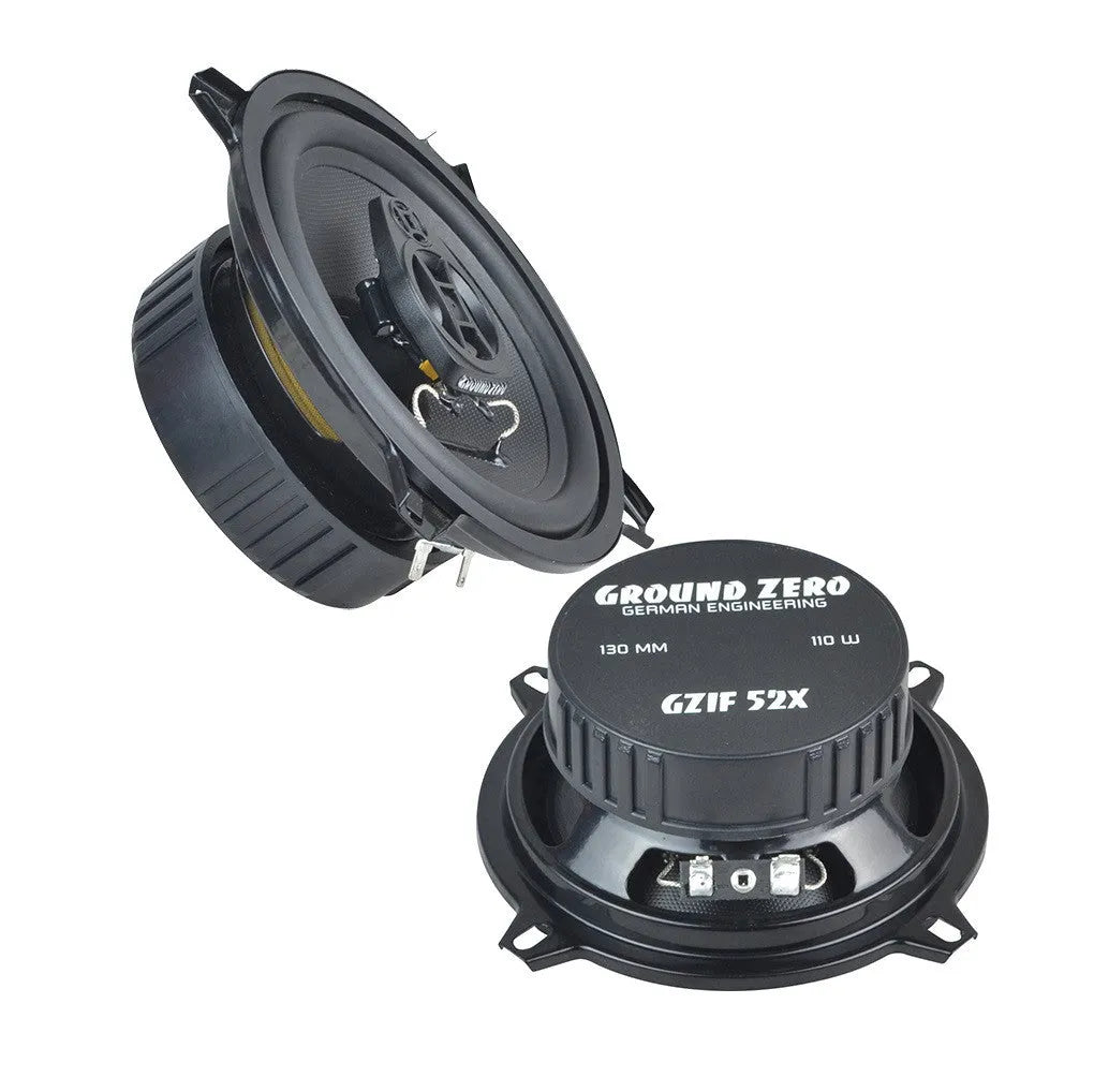 Garsiakalbiai Ground Zero GZIF 52X, 110W, koaksialiniai, 13cm, 2-jų juostų
