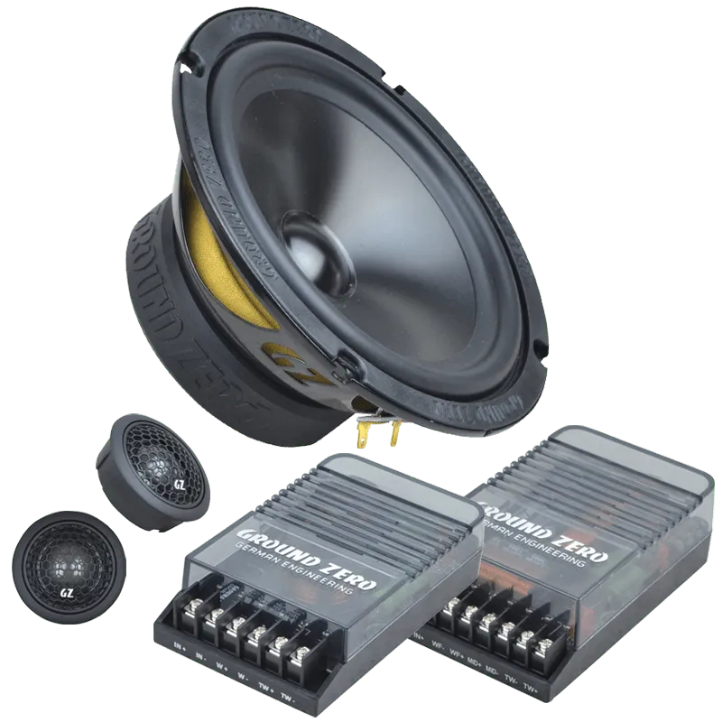 Garsiakalbiai Ground Zero GZRC 165.2SQ, 16.5 cm, komponentai, 190W, 2-