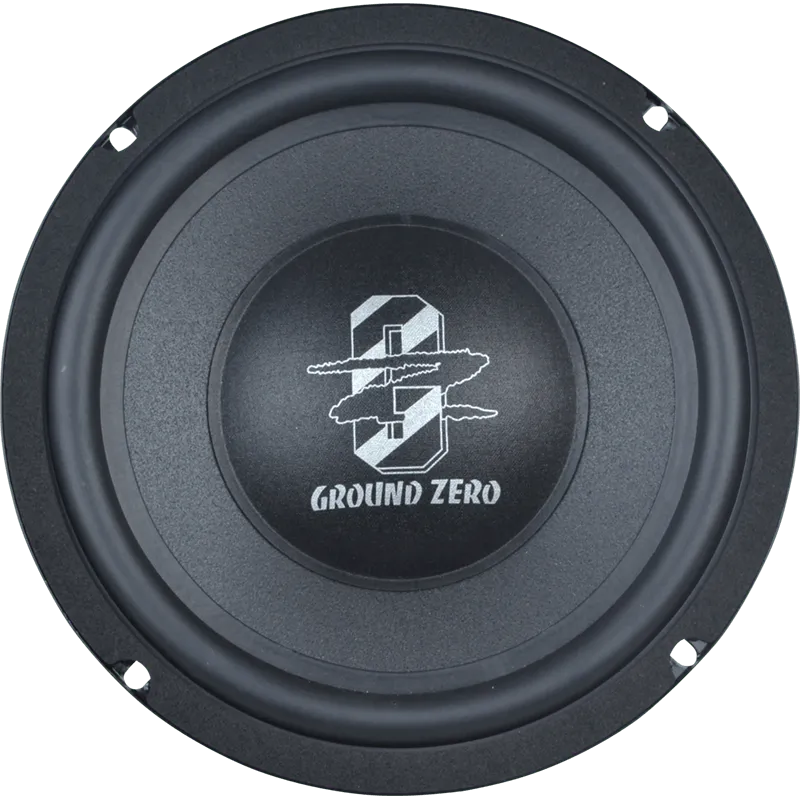 Garsiakalbiai Ground Zero GZRC 200NEO-IV, 20 cm, komponentai, 190W, 2- - Garsiakalbio priekinė dalis su logotipu