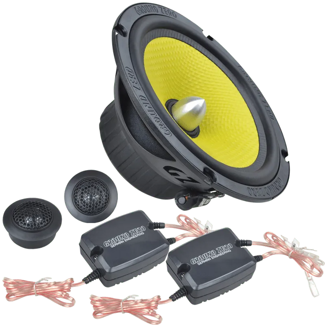 Garsiakalbiai Ground Zero GZTC 165, 16.5 cm, komponentai, 150W, 2-jų juostų