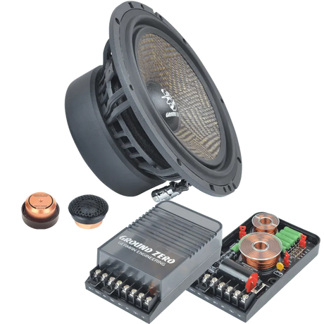 Garsiakalbiai Ground Zero GZUC 650SQX, 16.5 cm, komponentai, 220W, 2-jų juostų