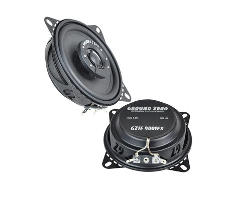 Garsiakalbiai Ground Zero Iridium GZIF 4001FX, 90W, koaksialiniai, 10cm, 2-jų juostų