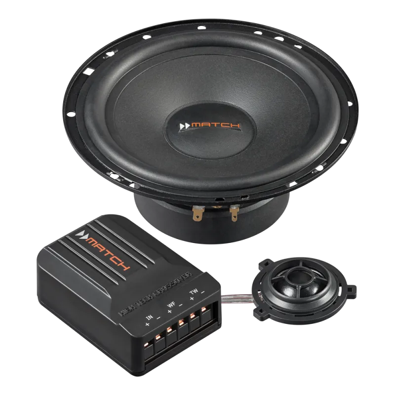 Garsiakalbiai Helix Match MS 62C-VW.1, 160W, komponentiniai, 2-jų juostų