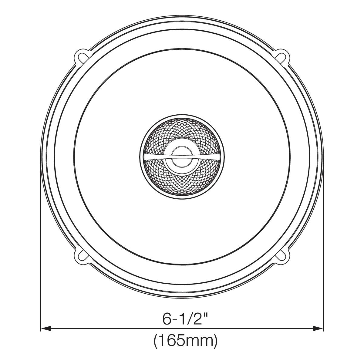 Garsiakalbiai JBL GX602, 180W, koaksialiniai, 16.5cm, 2-jų juostų
