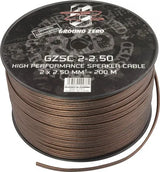 Garsiakalbių laidas Ground Zero 2-2.50 GZSC 2 x 2.50 mm²/1m ritėje 200m