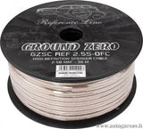 Garsiakalbių laidas Ground Zero GZSC REF 2.5S-OFC 2x2.50 mm²/1m ritėje 39m