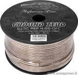 Garsiakalbių laidas Ground Zero GZSC REF 4.0S-OFC 2x4.00 mm²/1m ritėje 30m