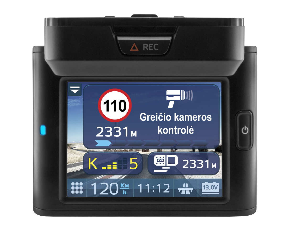 Geriausias Vaizdo registratorius - Radarų detektorius su Išoriniu imtuvu Neoline X-COP R750